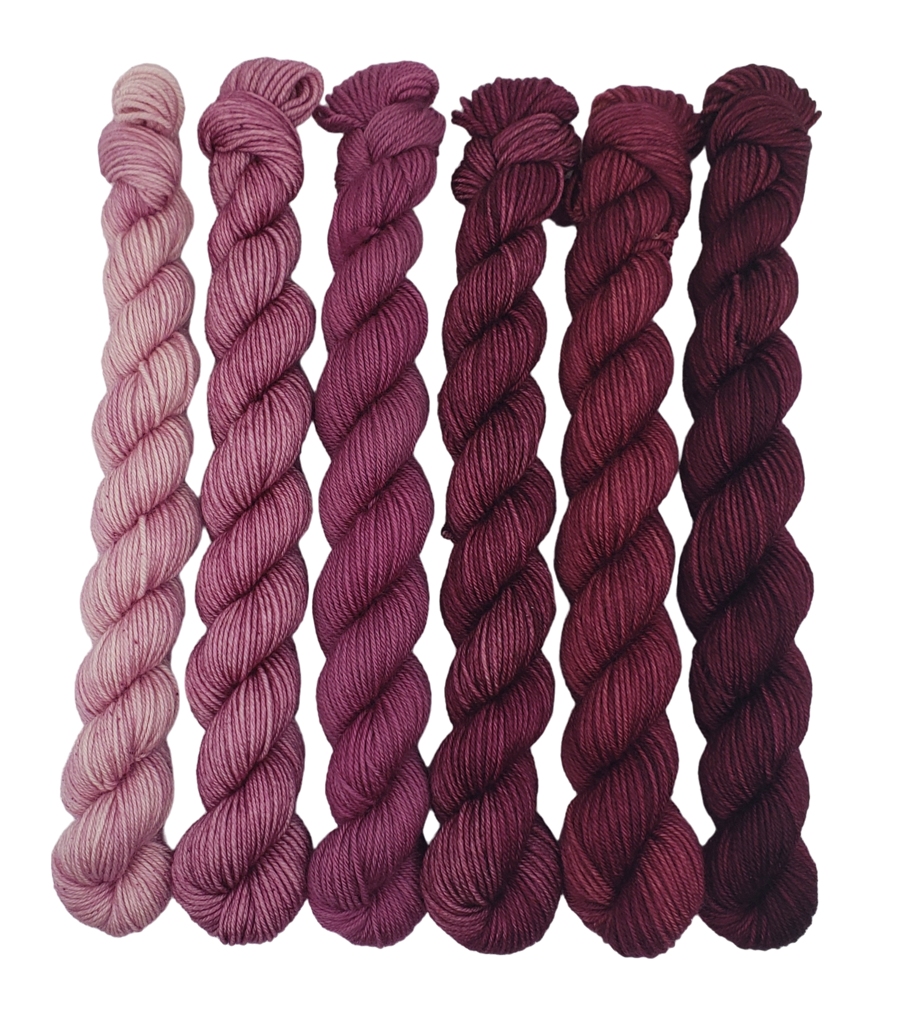 Oh My Mauve - Minis Gradient Set - CHAOS Fiber Co