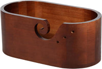 Yarn Bowl - Oval Large Capacity Wooden (11.22"x6.10"x4.72")