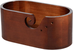 Yarn Bowl - Oval Large Capacity Wooden (11.22"x6.10"x4.72")