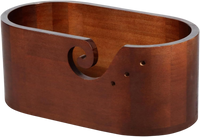 Yarn Bowl - Oval Large Capacity Wooden (11.22"x6.10"x4.72")