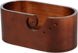Yarn Bowl - Oval Large Capacity Wooden (11.22"x6.10"x4.72")