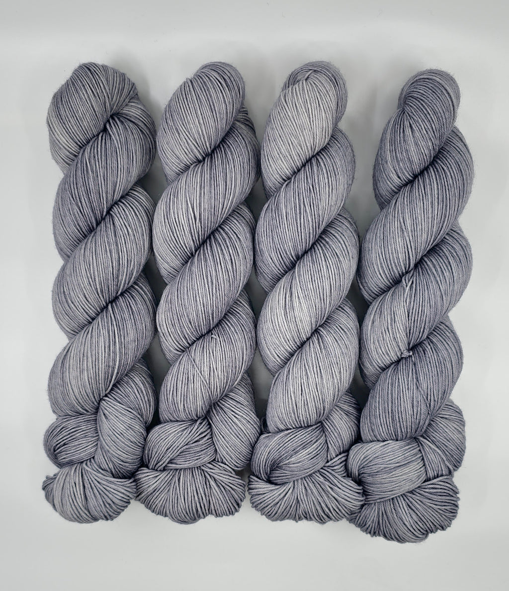 Pewter - Tonal Deluxe Sock 100 - CHAOS Fiber Co