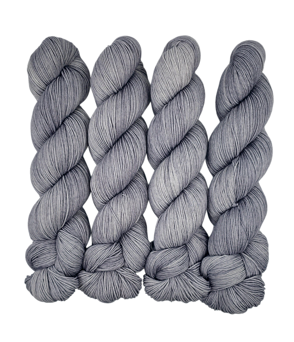 Pewter - Tonal Deluxe Sock 100 - CHAOS Fiber Co