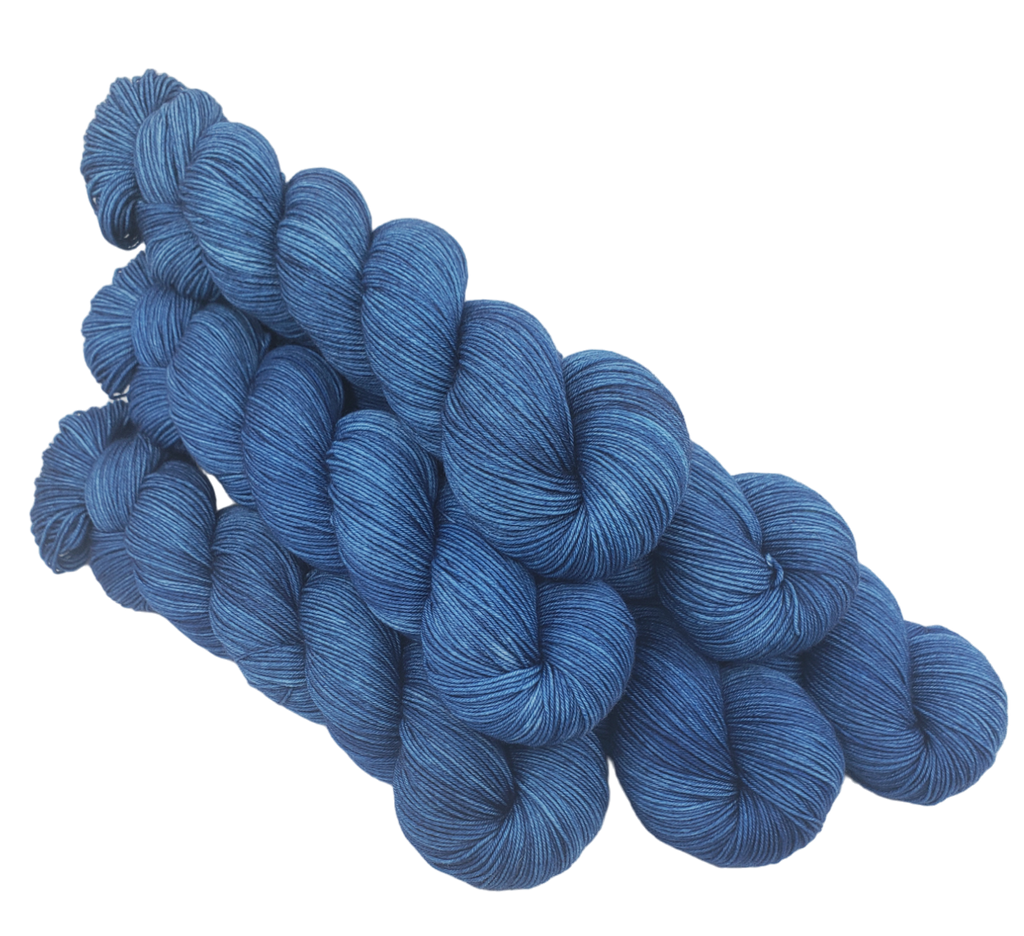 Deep Blue Sea - Tonal Deluxe Sock 100 - CHAOS Fiber Co