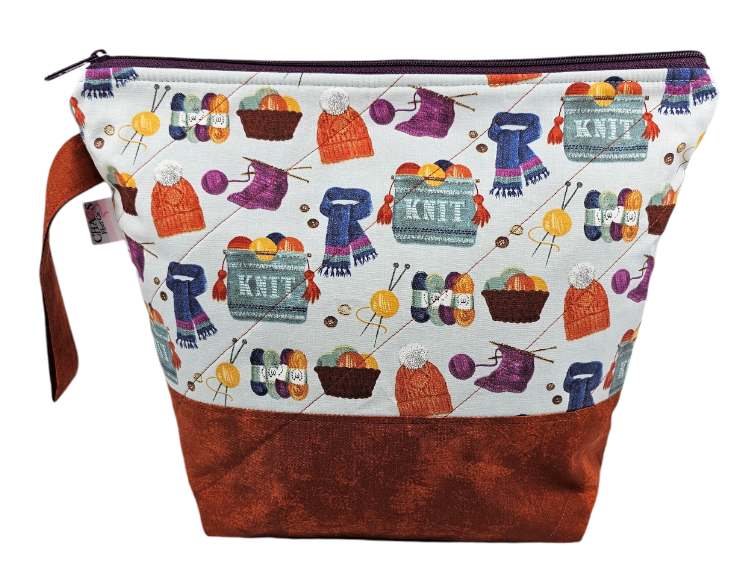 Knit Knit Knit - Project Bag - Medium