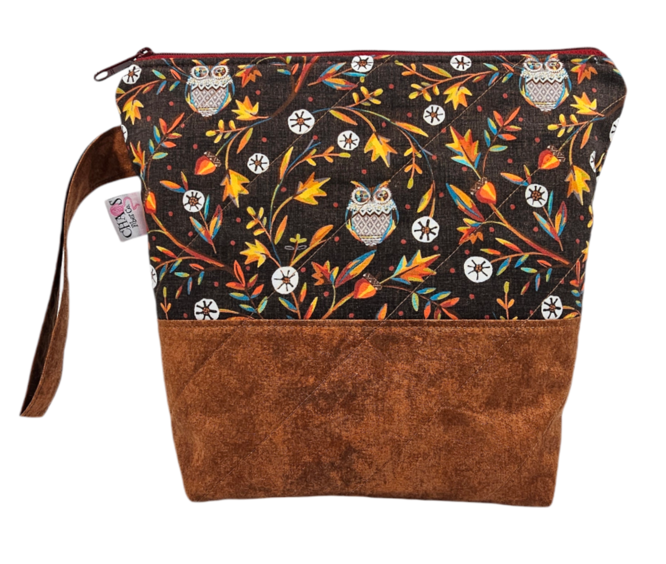 Owls in the Leaves - Project Bag - Small