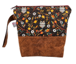 Owls in the Leaves - Project Bag - Small