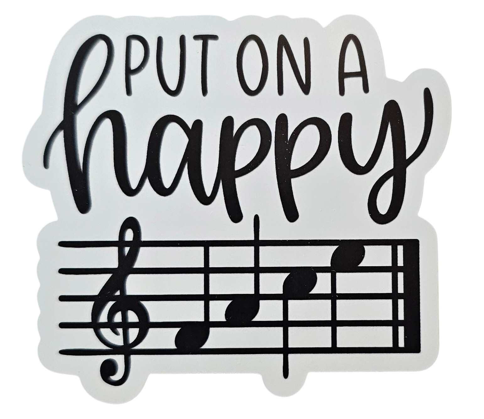Put on a Happy FACE - Chaos Sticker - CHAOS Fiber Co