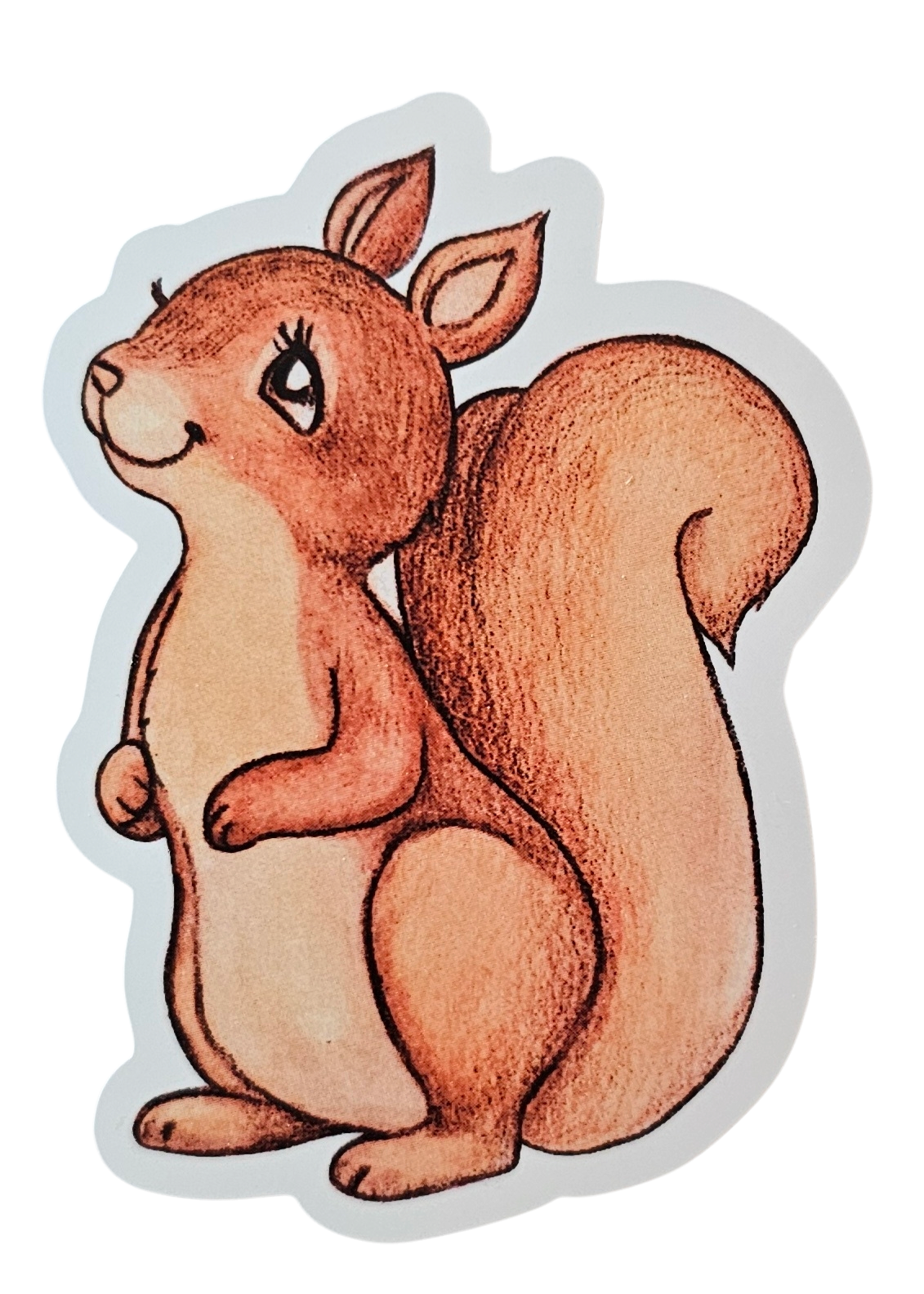 Squirrel Baby - Chaos Sticker - CHAOS Fiber Co