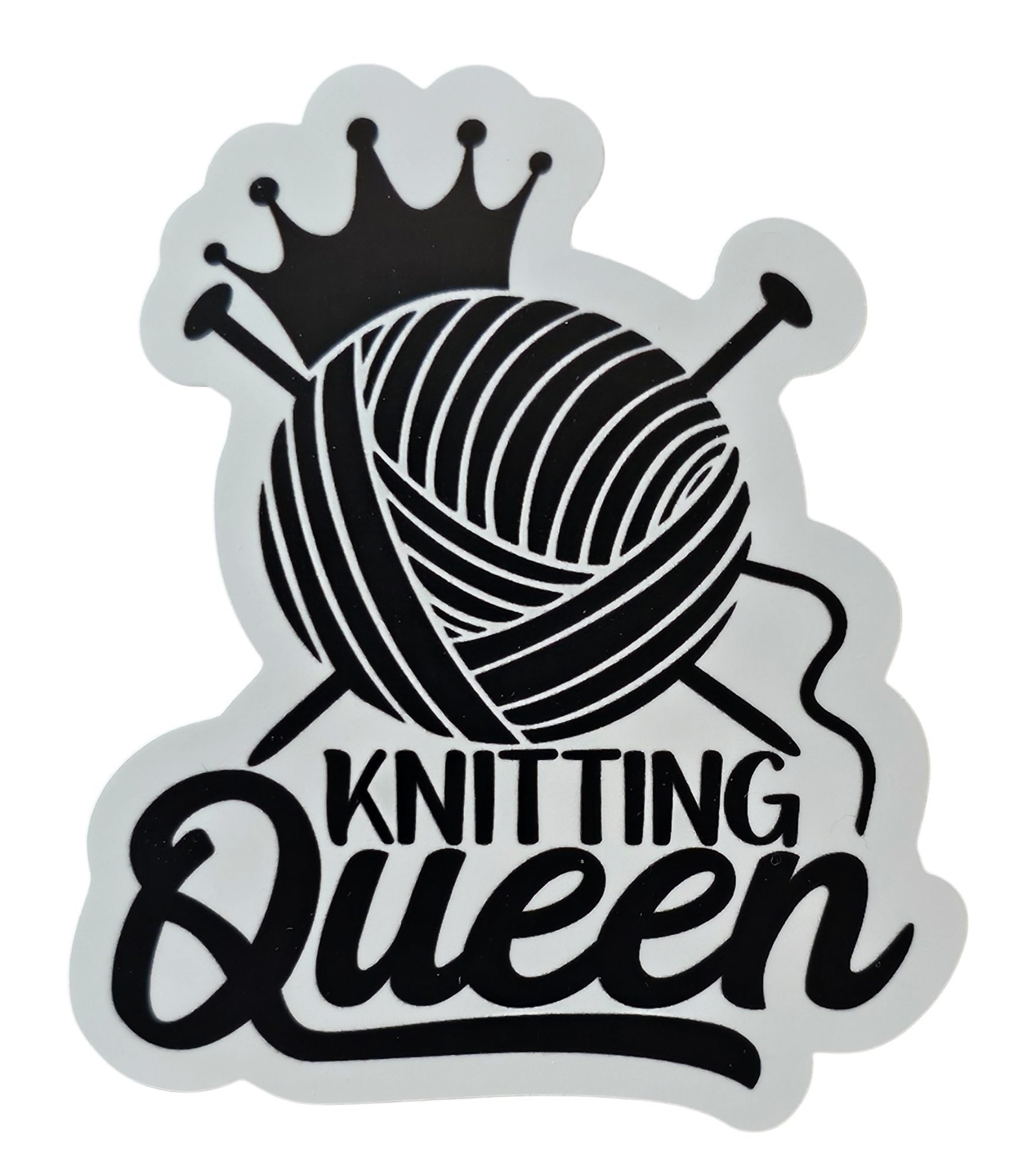 Knitting Queen - Chaos Sticker