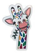 Rainbow Giraffe - Chaos Sticker - CHAOS Fiber Co