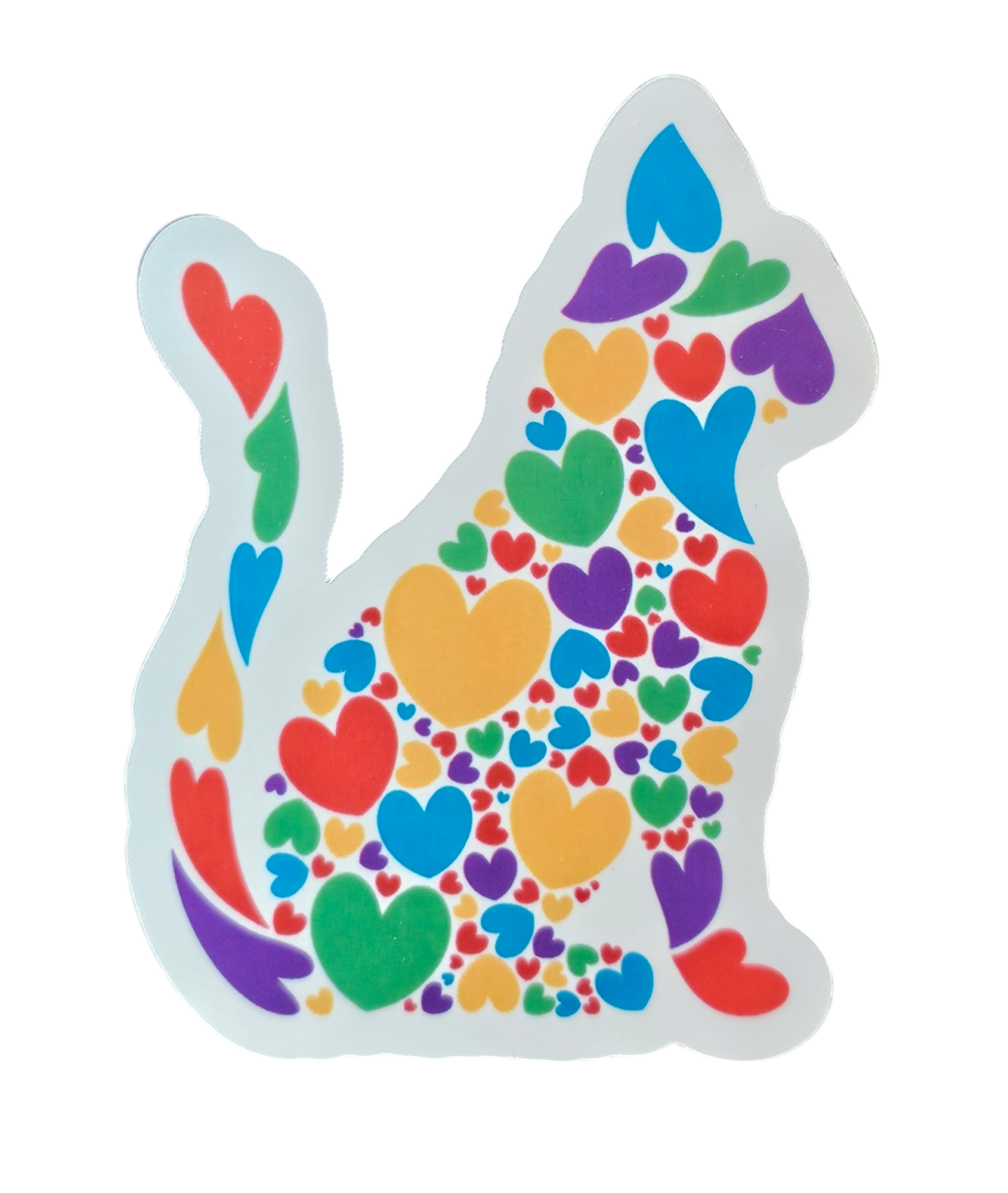 Rainbow Cat - Chaos Sticker - CHAOS Fiber Co