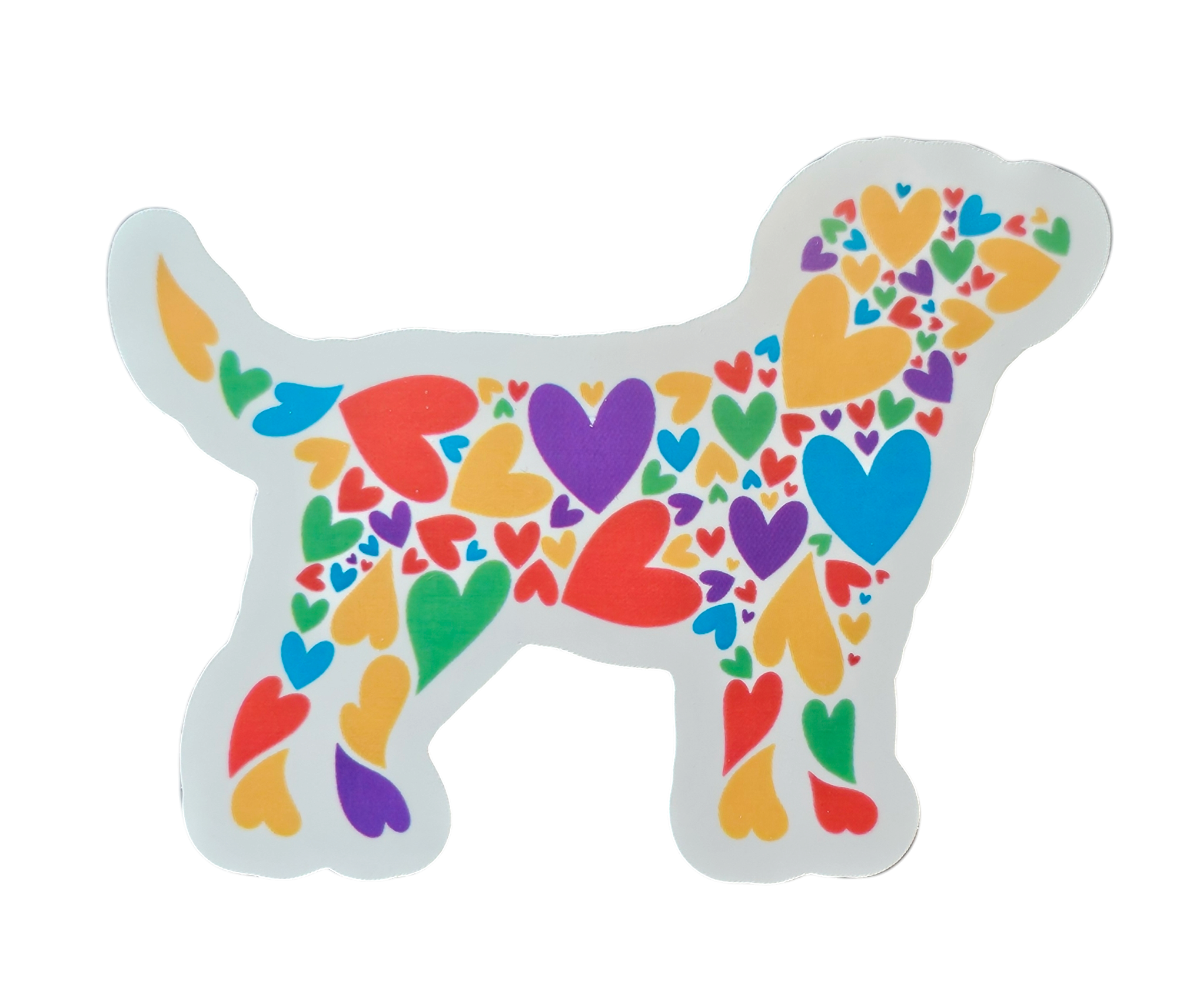 Rainbow Dog - Chaos Sticker - CHAOS Fiber Co