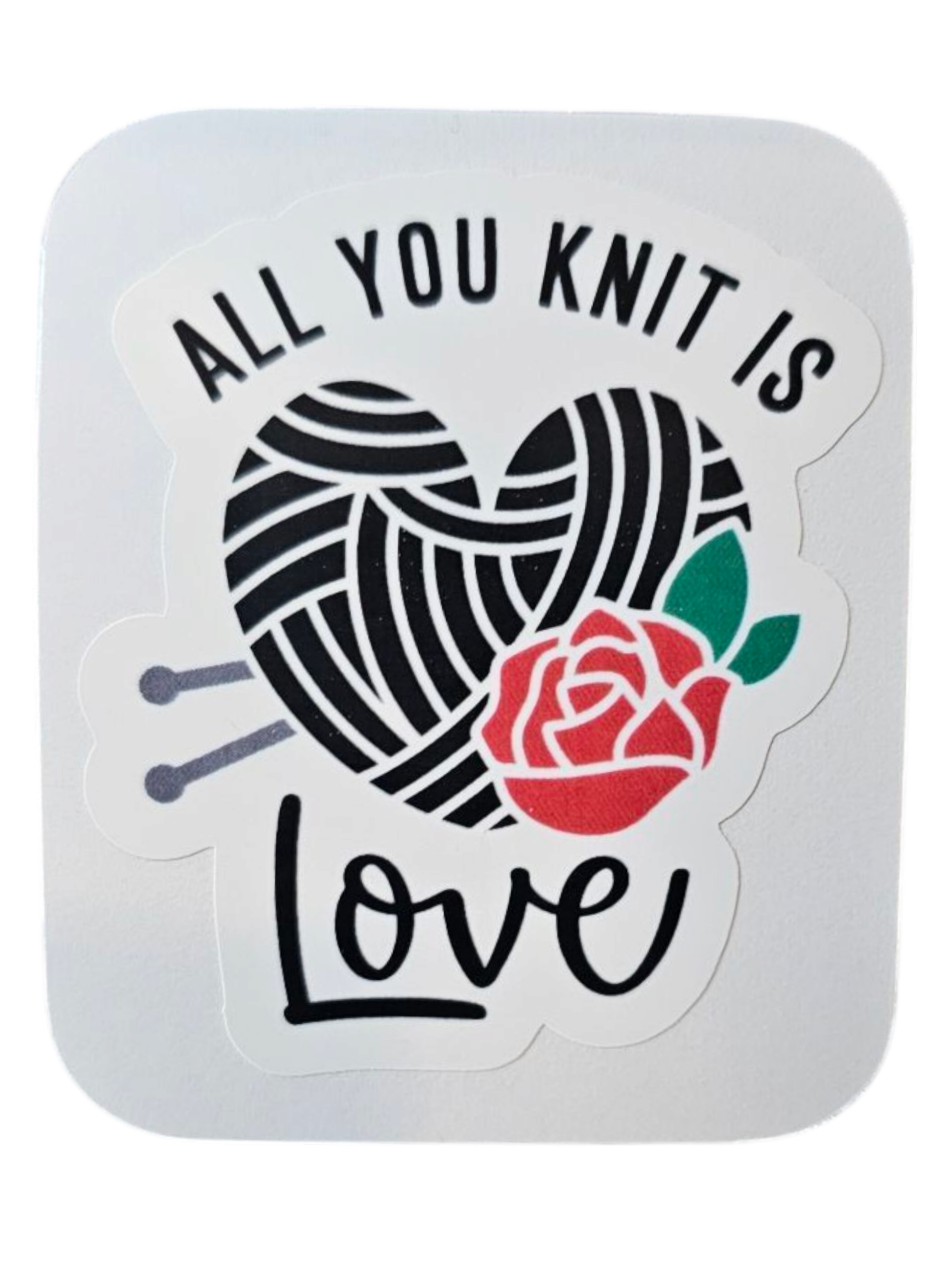 All You Knit is Love - Chaos Sticker