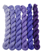 Purple Rain - Minis Gradient Set - CHAOS Fiber Co