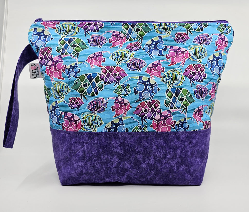 Rainbow Fish - Project Bag - Medium