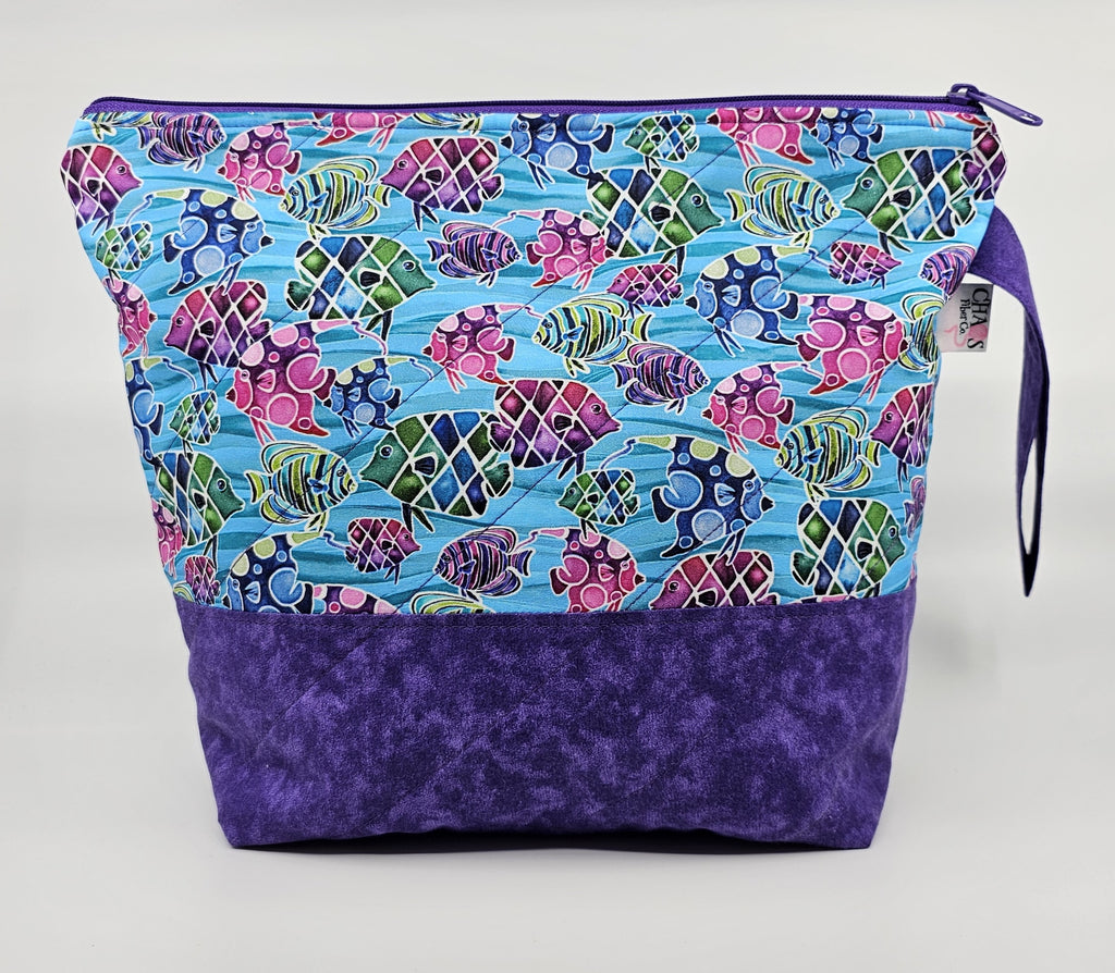 Rainbow Fish - Project Bag - Medium