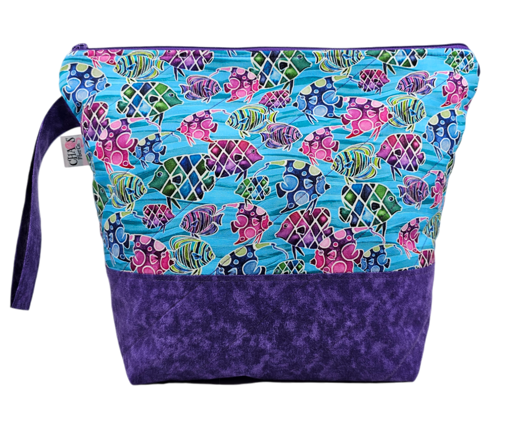 Rainbow Fish - Project Bag - Medium