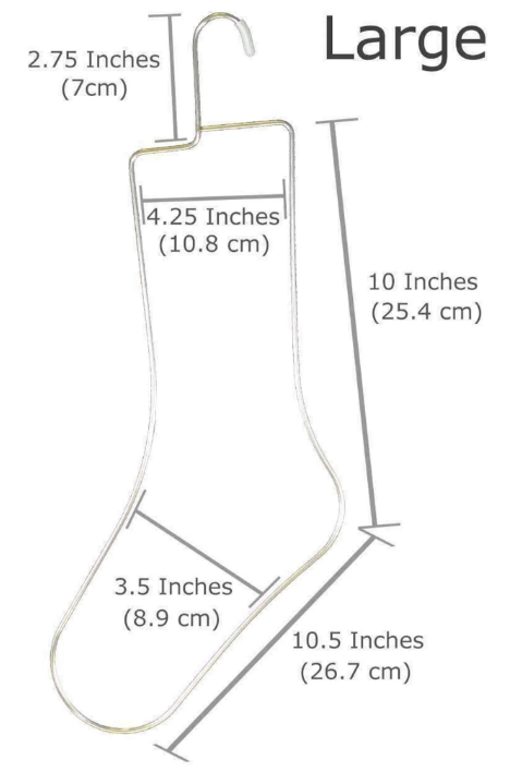 Stainless Steel Sock Blockers Large