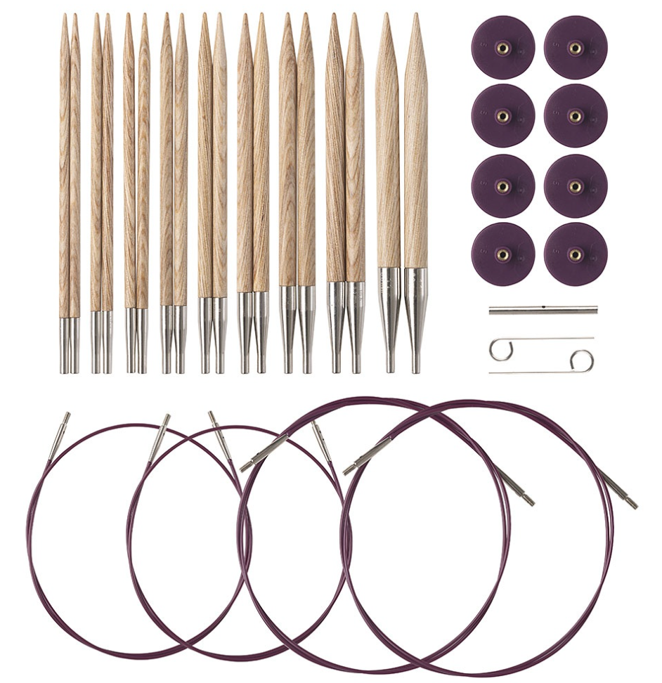 Sunstruck Wood Interchangeable Circular Set - CHAOS Fiber Co