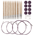 Sunstruck Wood Interchangeable Circular Set - CHAOS Fiber Co