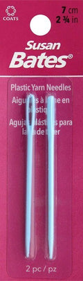 Susan Bates - 2-Pack Plastic Yarn Knitting Needle, 2-3/4-Inch - CHAOS Fiber Co