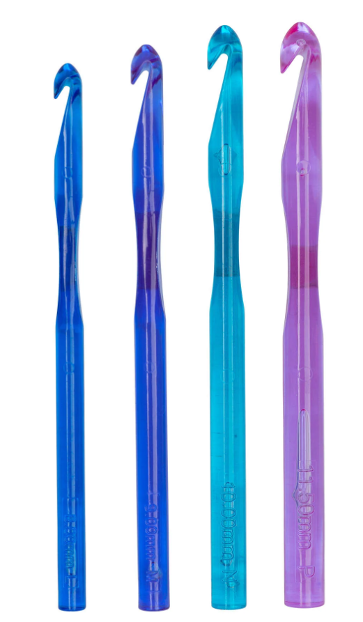 Susan Bates - Crystalites Crochet Hook Set