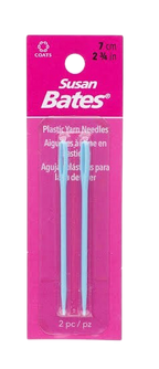 Susan Bates - 2-Pack Plastic Yarn Knitting Needle, 2-3/4-Inch - CHAOS Fiber Co