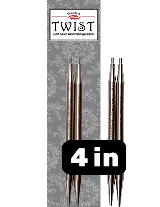 ChiaoGoo TWIST Lace Interchangeable Tips 4 " - CHAOS Fiber Co