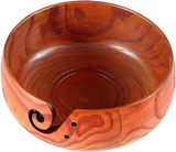Yarn Bowl - Tchrules Wooden (6.3" x 6.3" x 3")