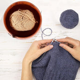 Yarn Bowl - Tchrules Wooden (6.3" x 6.3" x 3")