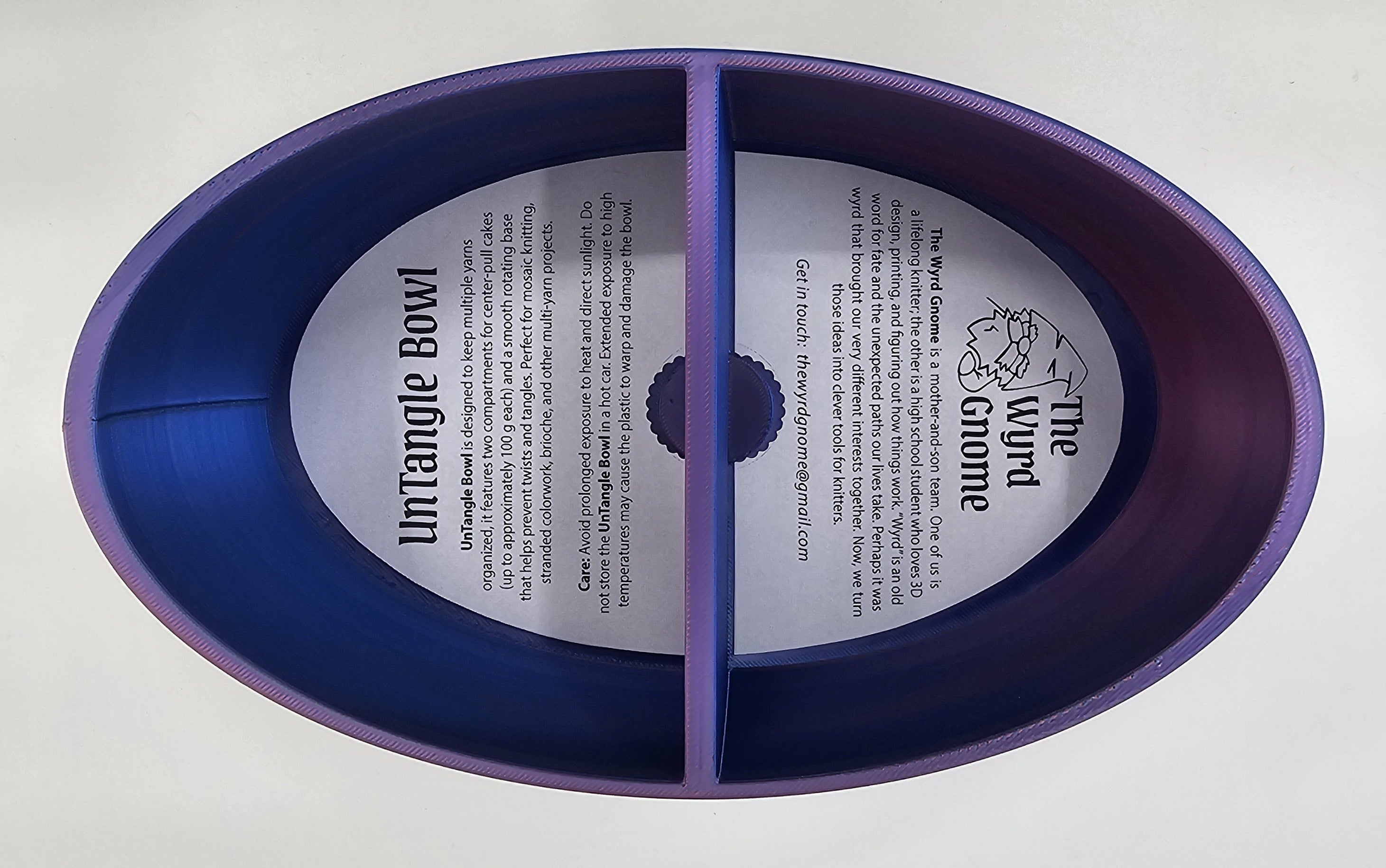 The Wyrd Gnome UnTangle Bowl - Twilight