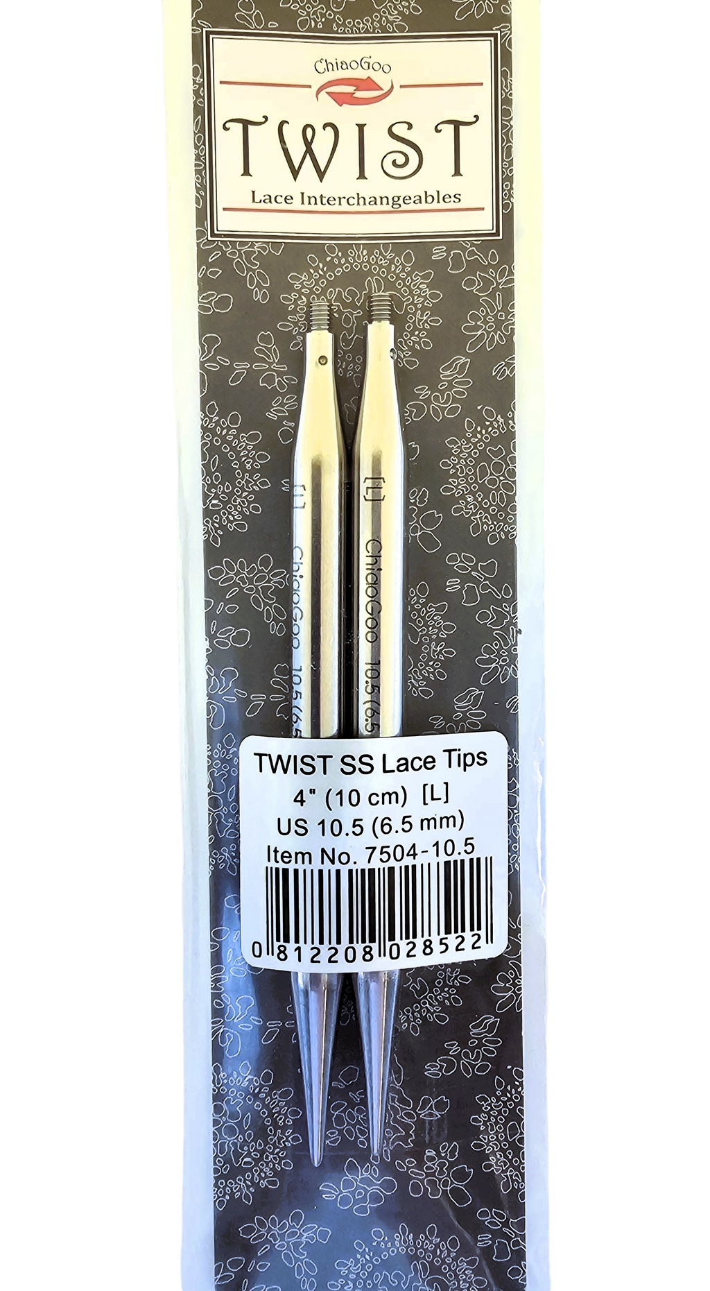 ChiaoGoo TWIST Lace Interchangeable Tips 4 " - CHAOS Fiber Co