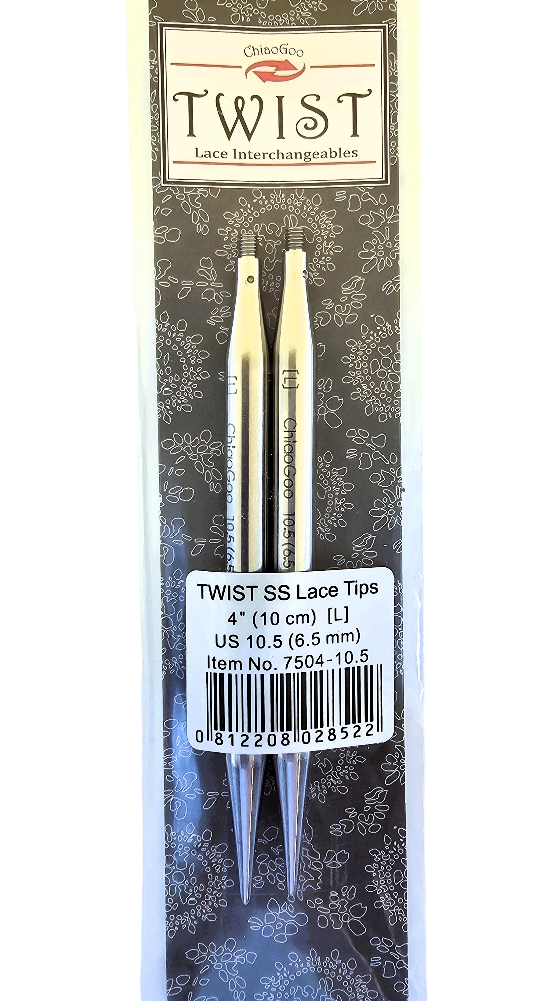 ChiaoGoo TWIST Lace Interchangeable Tips 4 " - CHAOS Fiber Co