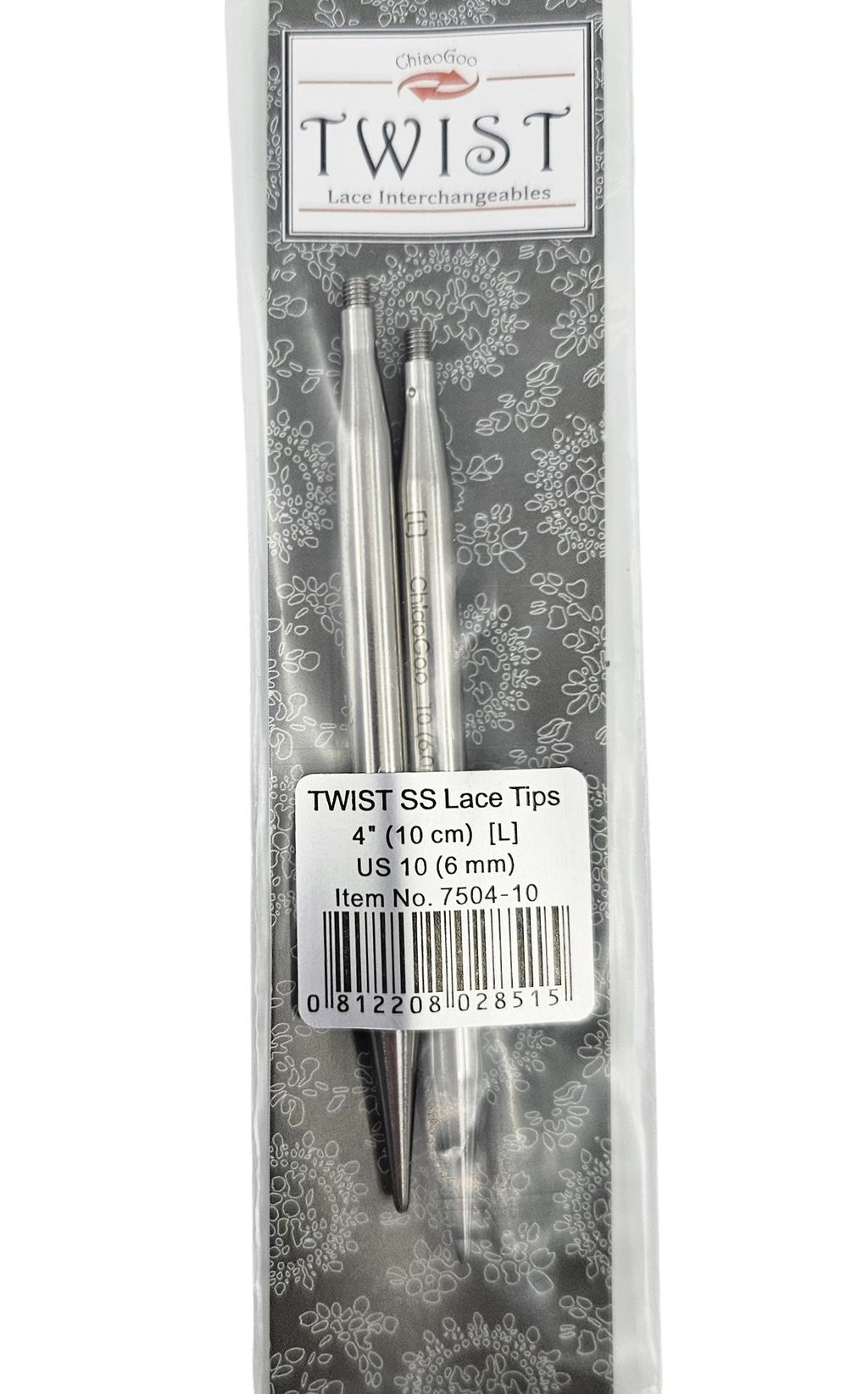 ChiaoGoo TWIST Lace Interchangeable Tips 4 " - CHAOS Fiber Co