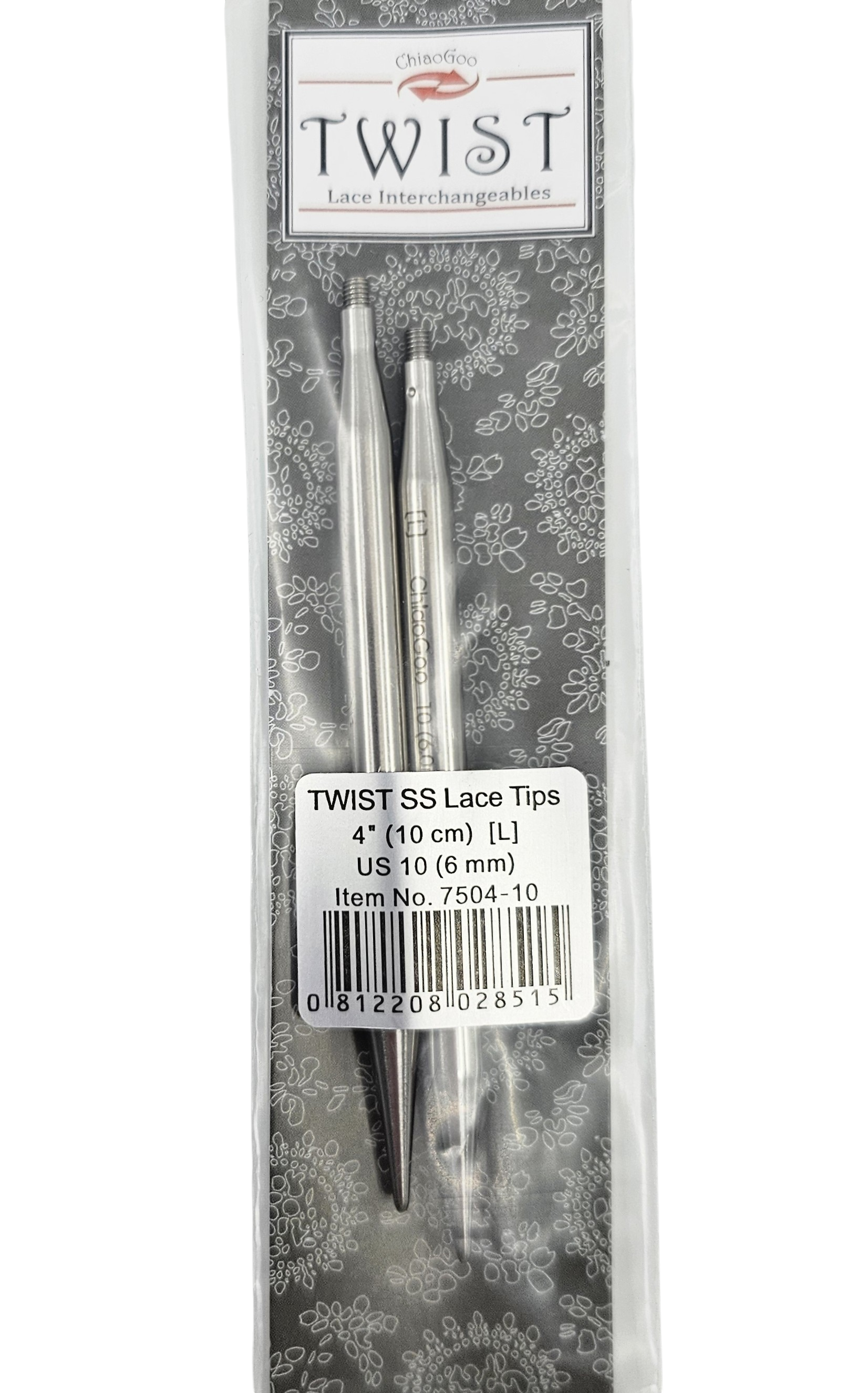 ChiaoGoo TWIST Lace Interchangeable Tips 4 " - CHAOS Fiber Co