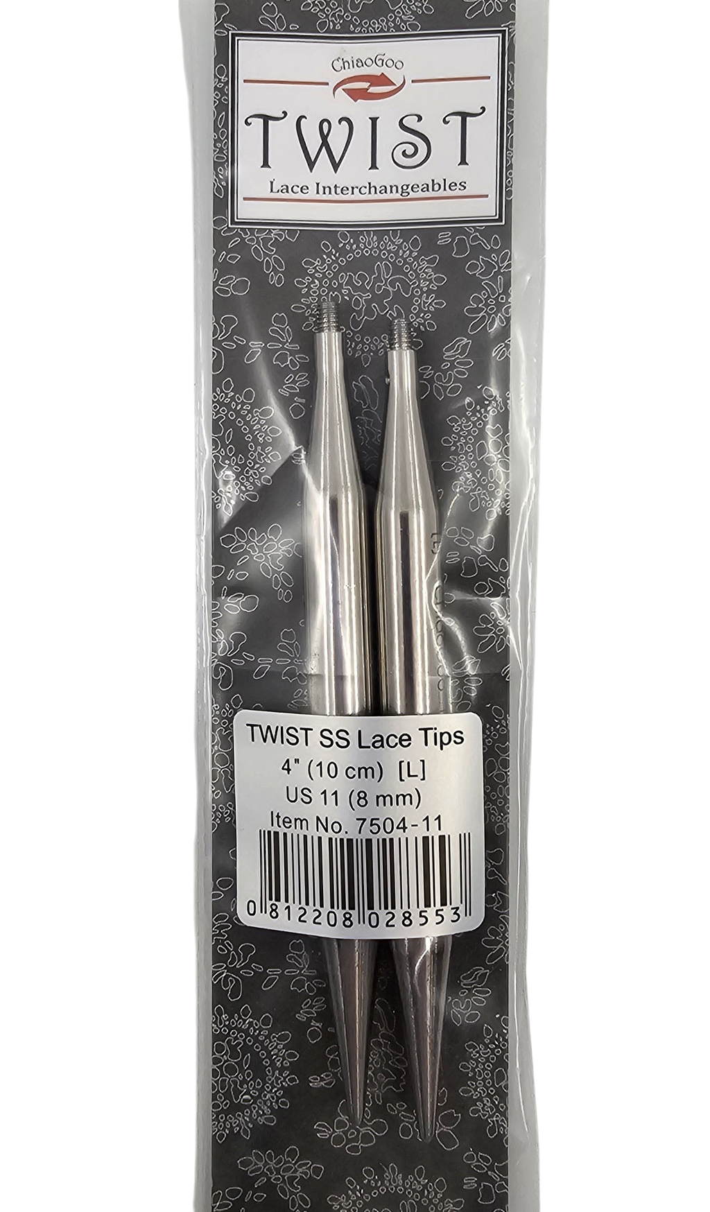 ChiaoGoo TWIST Lace Interchangeable Tips 4 " - CHAOS Fiber Co