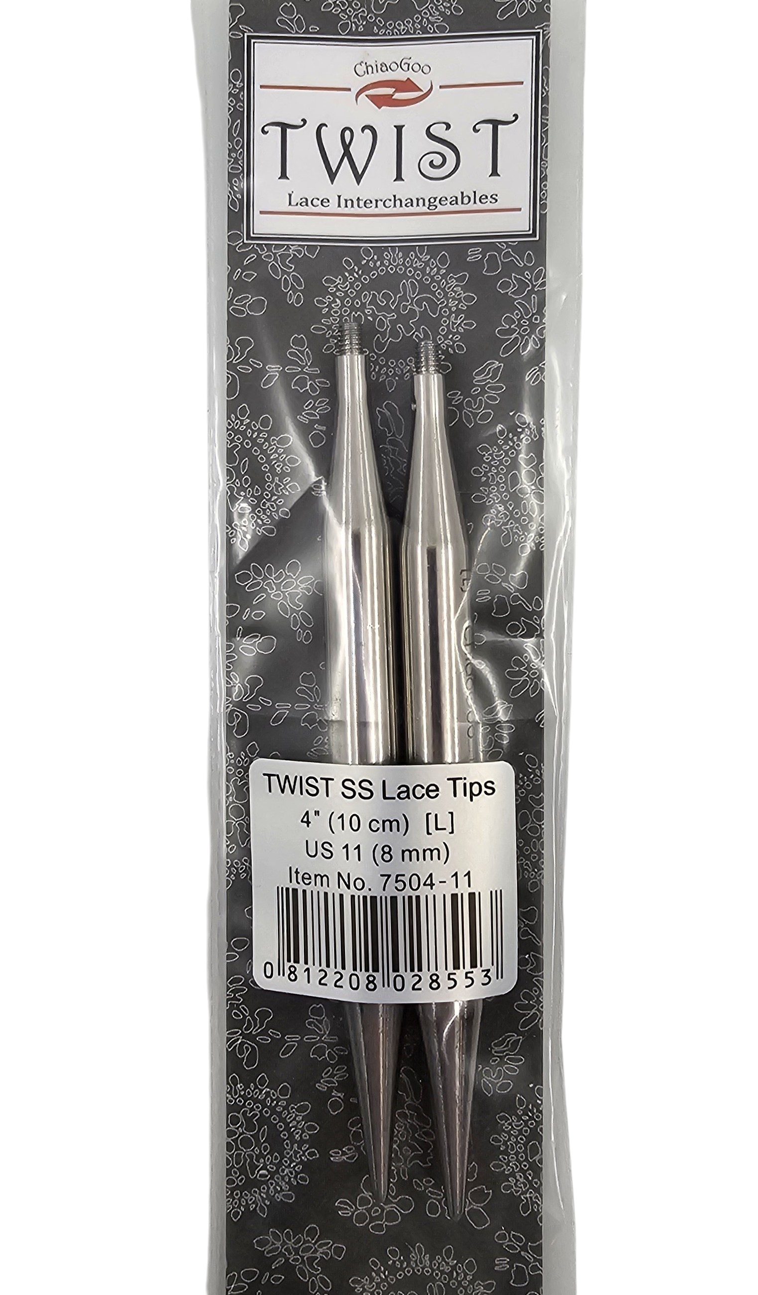 ChiaoGoo TWIST Lace Interchangeable Tips 4 " - CHAOS Fiber Co