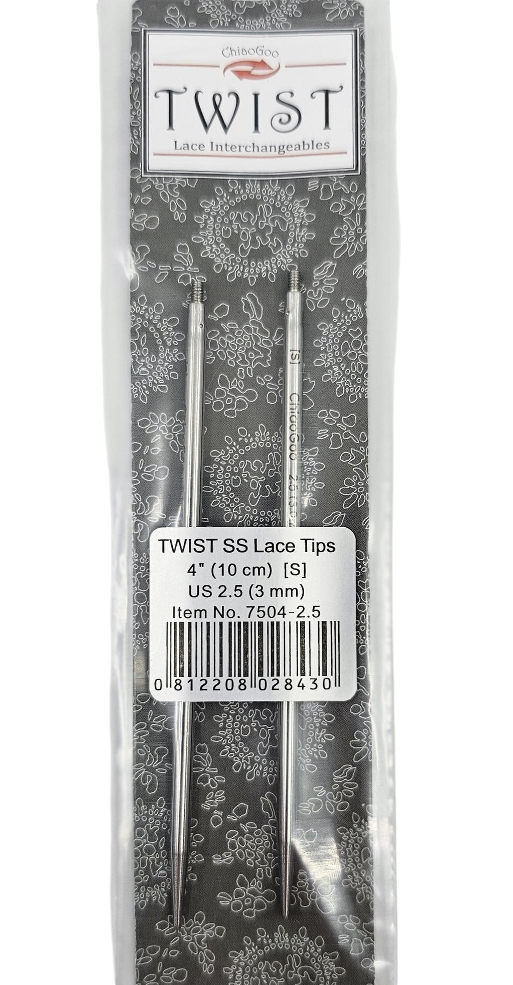 ChiaoGoo TWIST Lace Interchangeable Tips 4 " - CHAOS Fiber Co