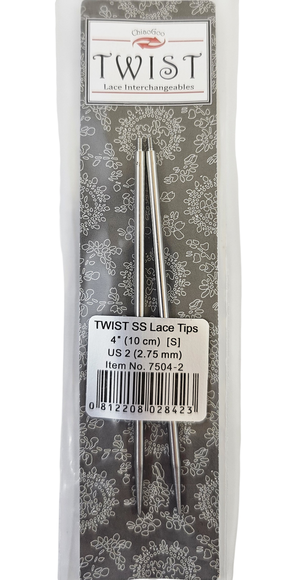 ChiaoGoo TWIST Lace Interchangeable Tips 4 " - CHAOS Fiber Co