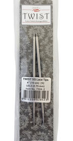 ChiaoGoo TWIST Lace Interchangeable Tips 4 " - CHAOS Fiber Co