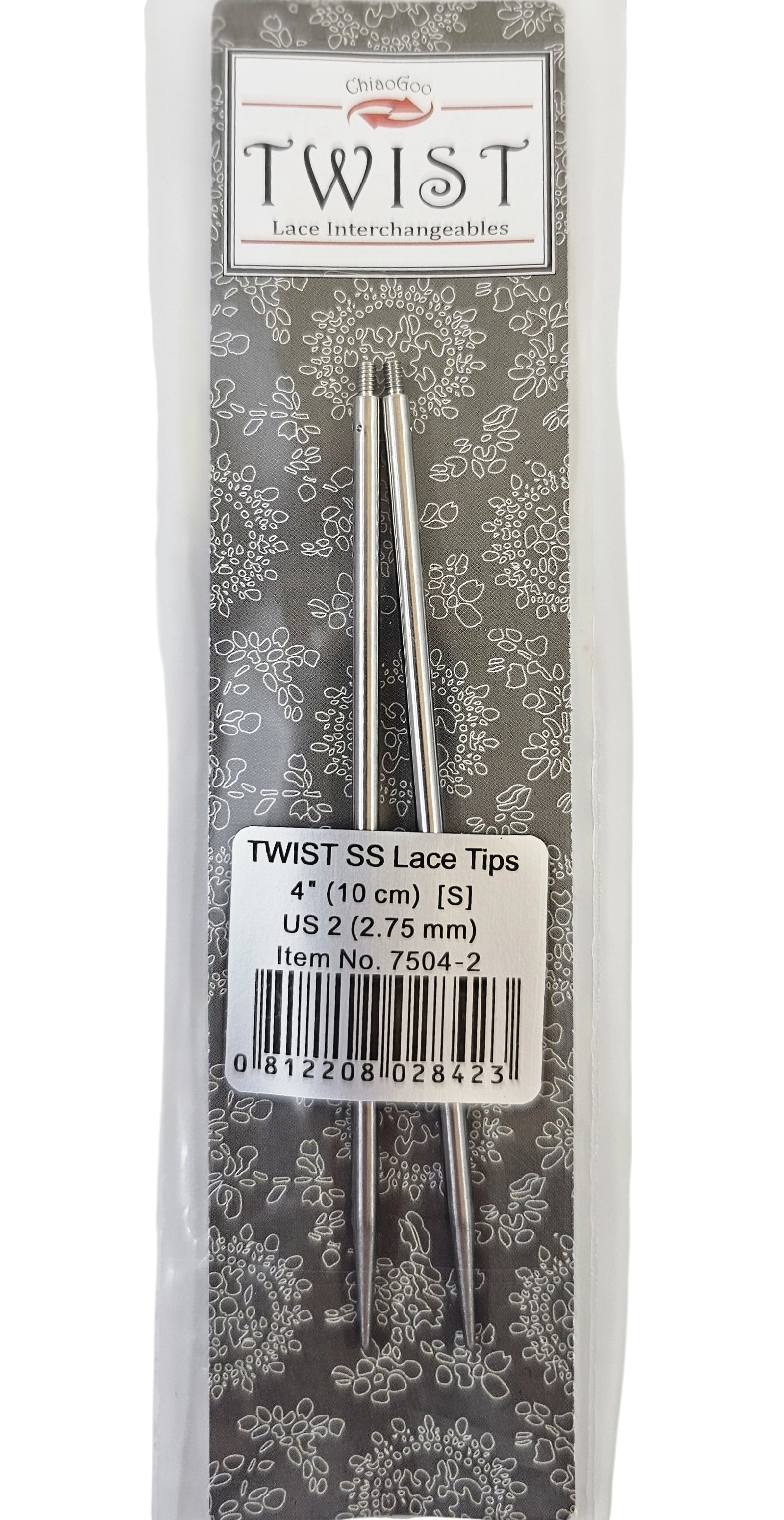 ChiaoGoo TWIST Lace Interchangeable Tips 4 " - CHAOS Fiber Co