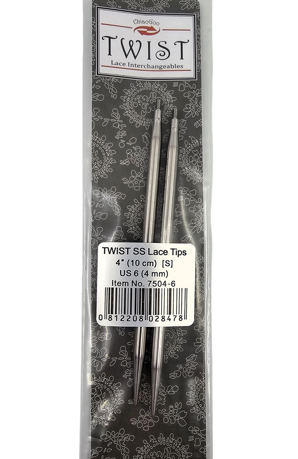 ChiaoGoo TWIST Lace Interchangeable Tips 4 " - CHAOS Fiber Co