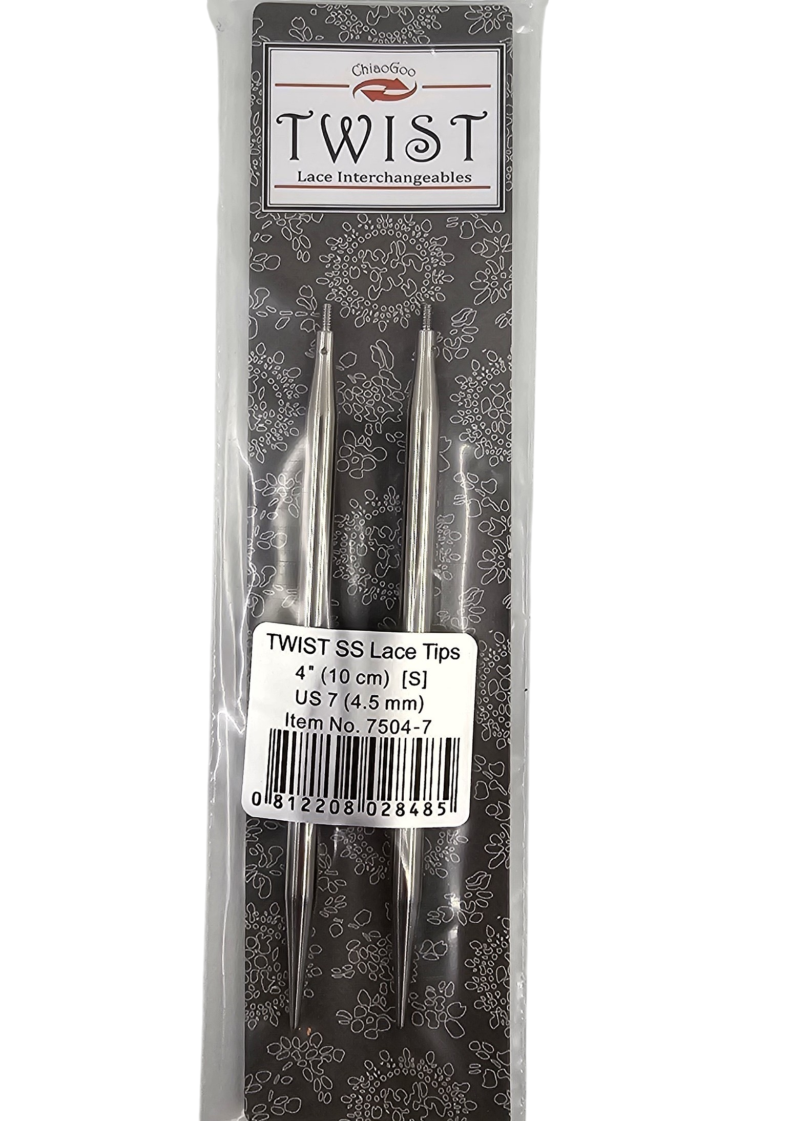 ChiaoGoo TWIST Lace Interchangeable Tips 4 " - CHAOS Fiber Co