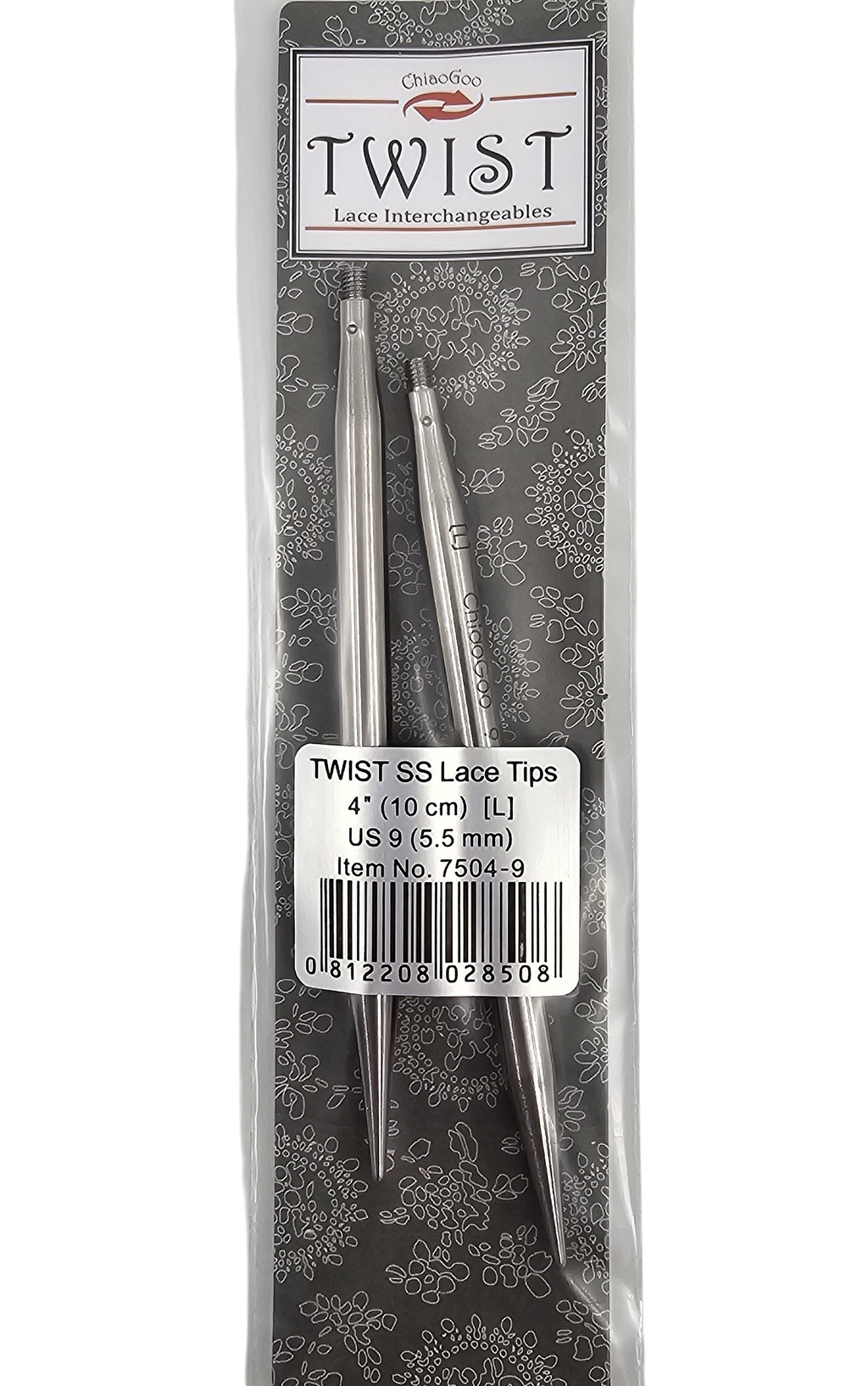 ChiaoGoo TWIST Lace Interchangeable Tips 4 " - CHAOS Fiber Co