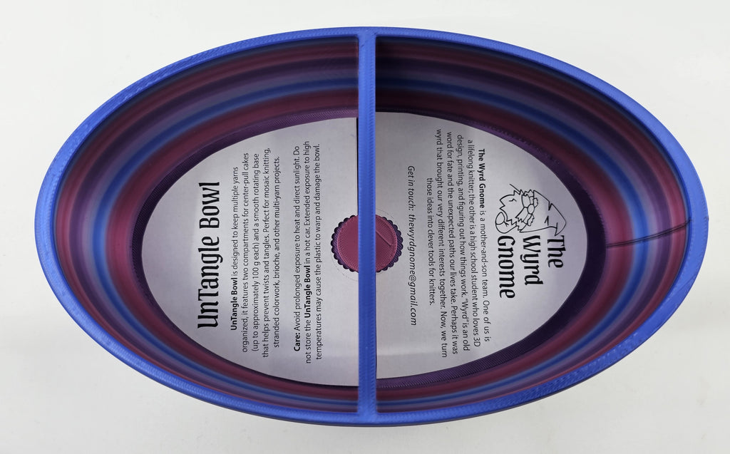 The Wyrd Gnome UnTangle Bowl - Very Berry