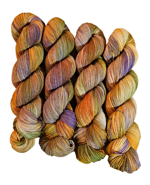 Vineyard Glow - Variegated Merlin 100 - CHAOS Fiber Co