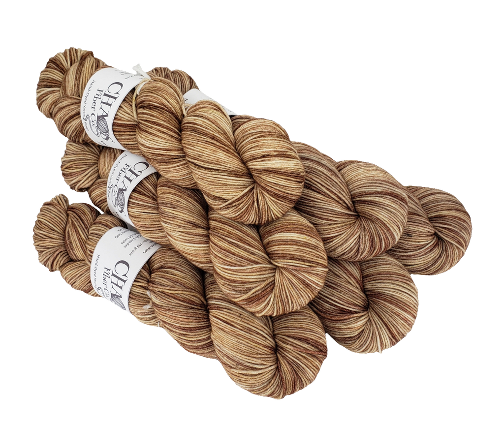 Time to Make the Donuts - Variegated Merlin 100 - CHAOS Fiber Co