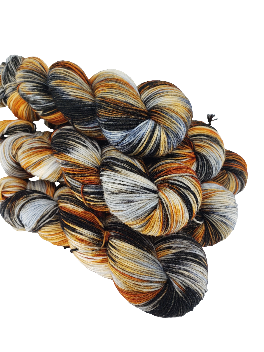 Spooky Town - Variegated Merlin 100 - CHAOS Fiber Co