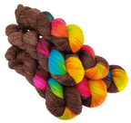 Chocolate Party - MS Sock 100 - CHAOS Fiber Co